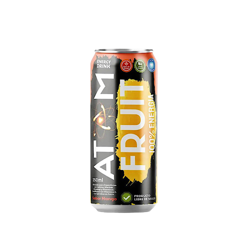 Bebida Energética Sabor Mango - Atom fruit