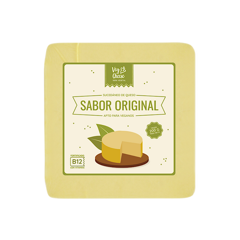 Queso Vegano Original en Trozo