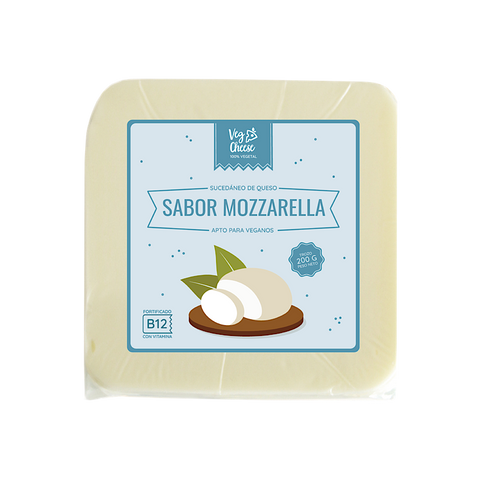 Queso Vegano Mozzarella en Trozo - Veg cheese