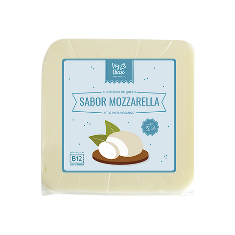 Queso Vegano Mozzarella en Trozo