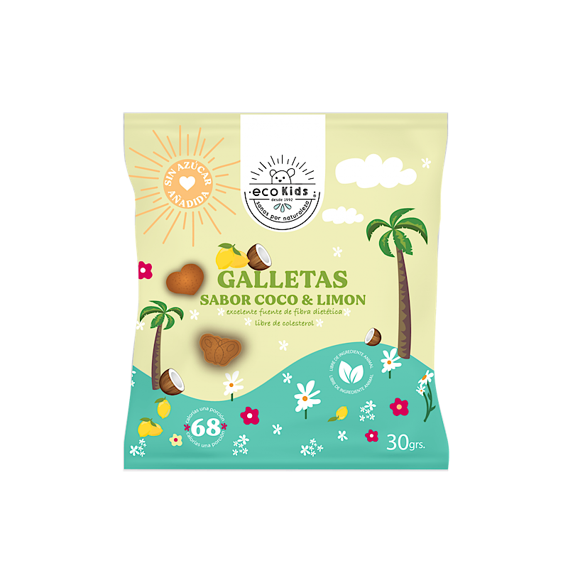 Galletas Ecokids Coco y Limón - Eco vida