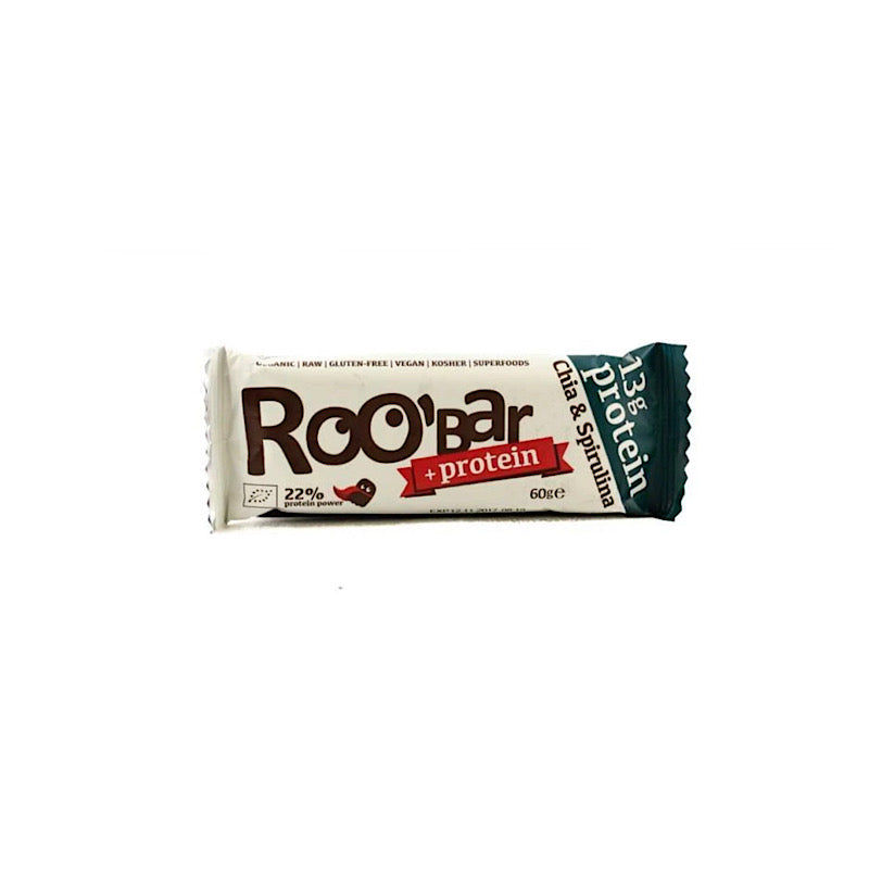Barra de Proteína Chia & Spirulina Orgánica - Roobar