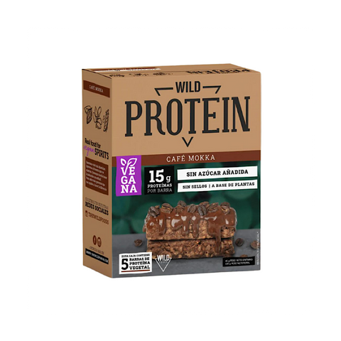 Wild Protein Bar Vegana Café Mokka pack 5un - Wild Foods