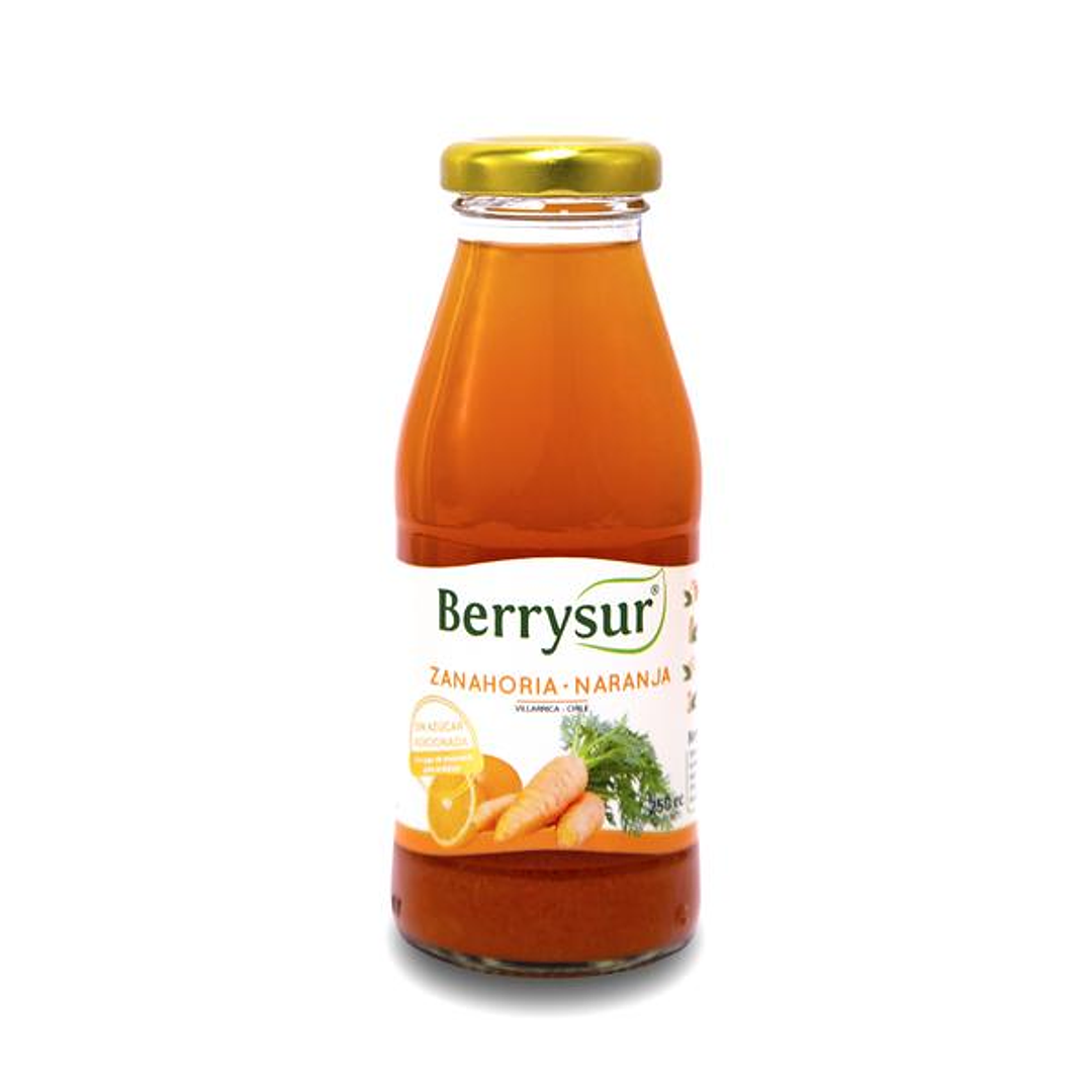 Jugo de Zanahoria Naranja 250ml - Berrysur