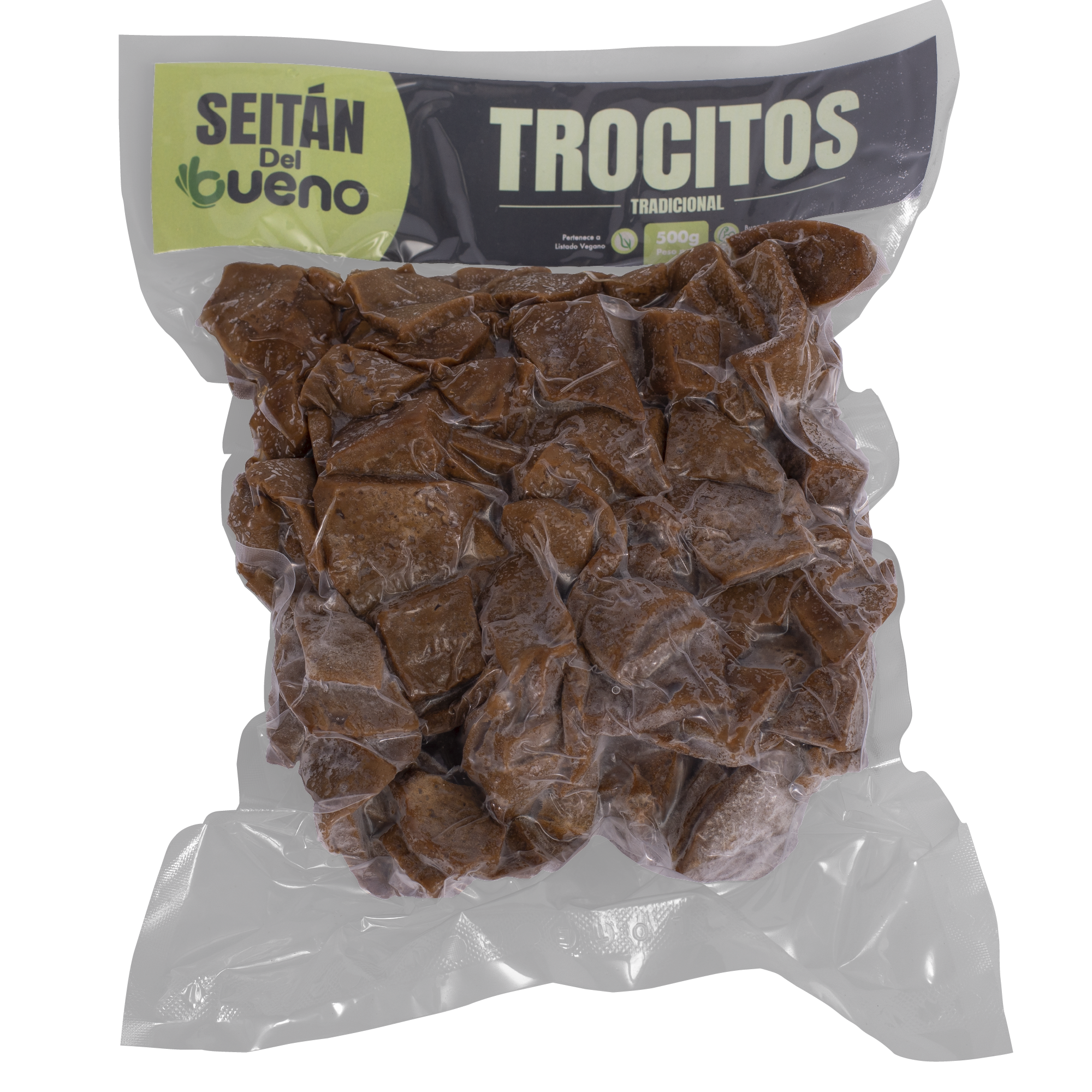 Seitán en Trocitos 500gr - DelBueno Foods